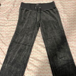 Grey low rise track pants